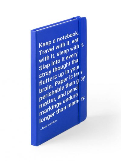 keep a notebook (blue)