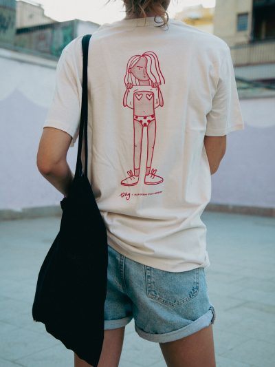TINY (off white) organic unisex t-shirt