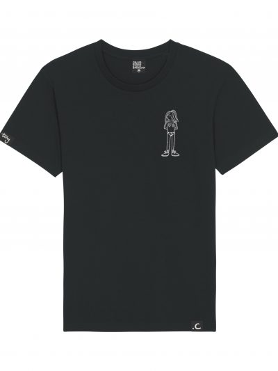 TINY (black) organic unisex t-shirt
