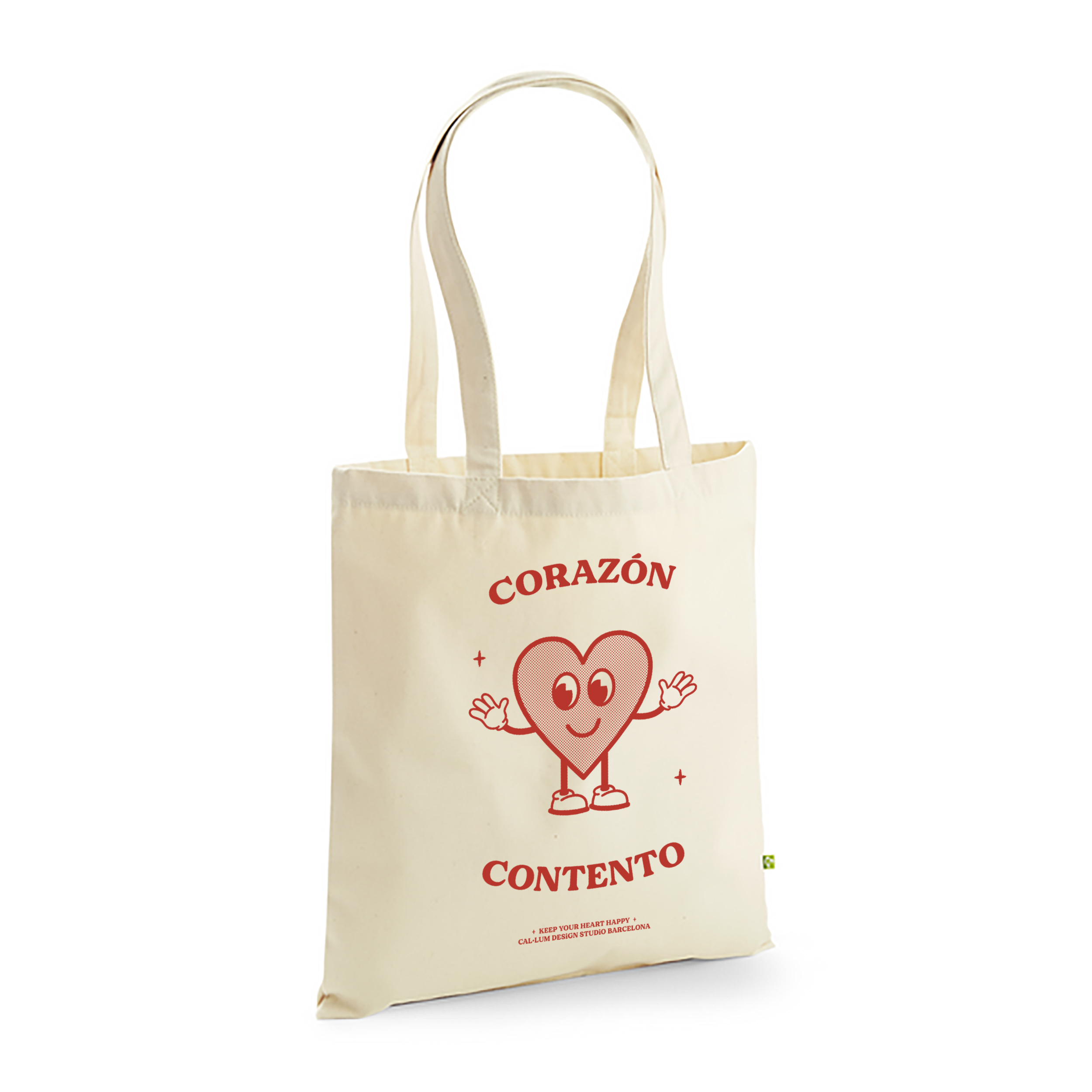 CORAZÓN CONTENTO organic tote bag – cal·lum.co